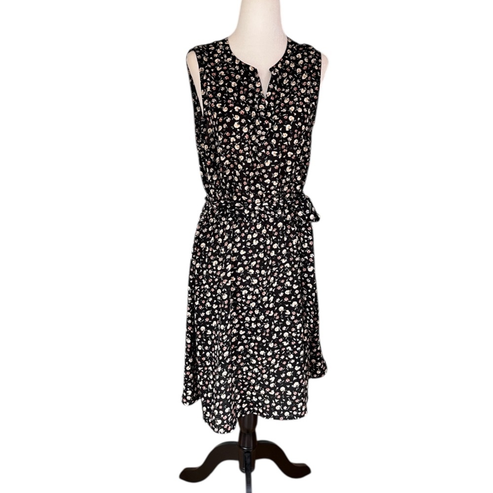 Eclipse Floral Black Dress